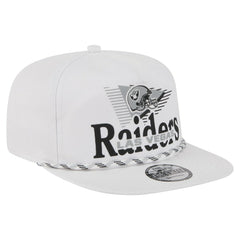 Las Vegas Raiders New Era Collide Golfer Snapback Hat - White Hats
