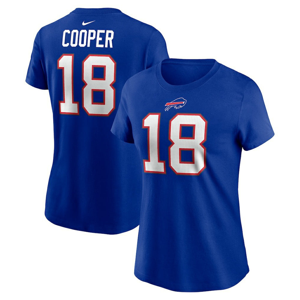 Amari Cooper Buffalo Bills Women's Player Name & Number T-Shirt - Royal T-shirts