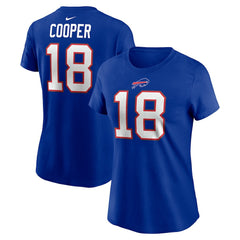 Amari Cooper Buffalo Bills Women's Player Name & Number T-Shirt - Royal T-shirts