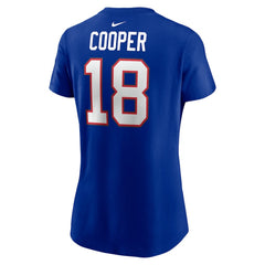 Amari Cooper Buffalo Bills Women's Player Name & Number T-Shirt - Royal T-shirts