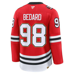Connor Bedard Chicago Blackhawks Fanatics Centennial Premium Player Jersey - Red | US 202458088