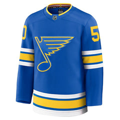 Jordan Binnington St. Louis Blues Fanatics Home Premium Player Jersey - Blue | US 202458091