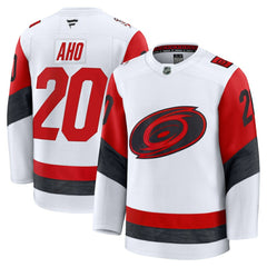 Sebastian Aho Carolina Hurricanes Fanatics Away Premium Jersey - White | US 202458110
