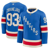 Mika Zibanejad New York Rangers Fanatics Centennial Premium Jersey - Blue | US 202458141