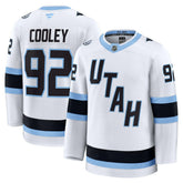 Logan Cooley Utah Mammoth Fanatics Away Premium Player Jersey - White | US 202458173