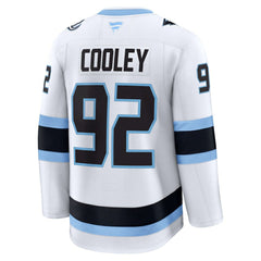 Logan Cooley Utah Mammoth Fanatics Away Premium Player Jersey - White | US 202458173