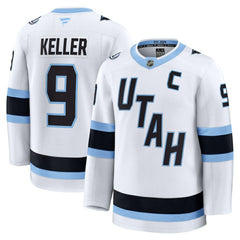 Clayton Keller Utah Mammoth Fanatics Away Premium Player Jersey - White | US 202458176