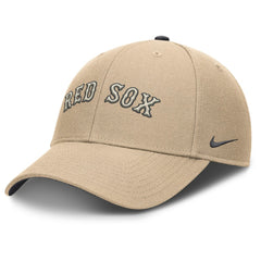 Boston Red Sox Nike Rise Adjustable Hat - Khaki Hats