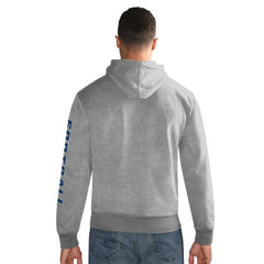Seattle Seahawks Starter Vintage Pullover Hoodie - Heather Gray Hoodies