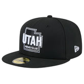 Utah Mammoth New Era State Shape 1st Season 59FIFTY Fitted Hat - Black | US 202459351