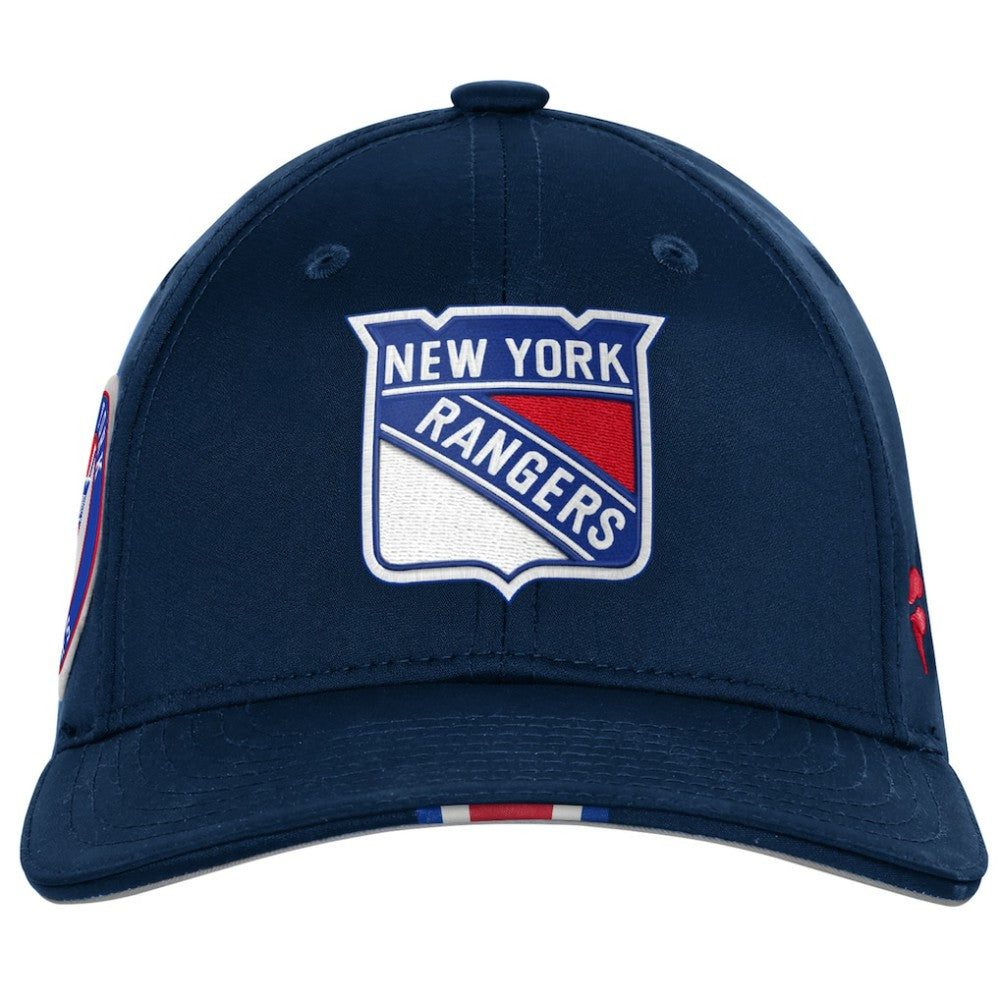 New York Rangers Fanatics Youth 2025 NHL Draft Authentic Pro On-Stage Podium Adjustable Hat - Navy | US 202459443