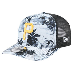 Pittsburgh Pirates New Era Hula Trucker 9SEVENTY Adjustable Hat - Black Hats