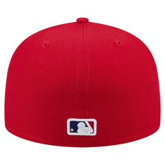 Philadelphia Phillies New Era Yarn Stitch 59FIFTY Fitted Hat - Red Hats