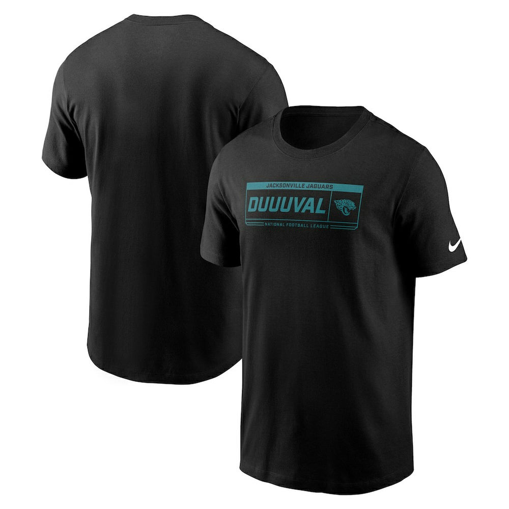 Jacksonville Jaguars Primetime Local Essential T-Shirt - Black T-shirts