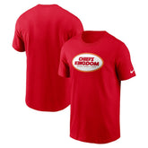 Kansas City Chiefs Primetime Local Essential T-Shirt - Red T-shirts