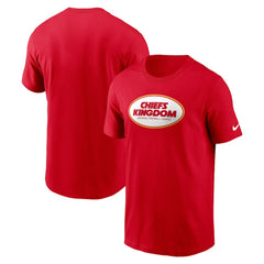 Kansas City Chiefs Primetime Local Essential T-Shirt - Red T-shirts