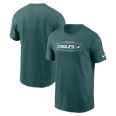 Philadelphia Eagles Primetime Local Essential T-Shirt - Midnight Green T-shirts