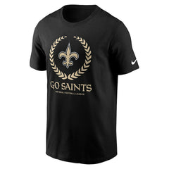 New Orleans Saints Primetime Local Essential T-Shirt - Black T-shirts