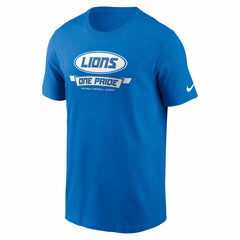 Detroit Lions Primetime Local Essential T-Shirt - Blue T-shirts