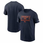Denver Broncos Primetime Local Essential T-Shirt - Navy T-shirts
