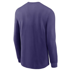 Baltimore Ravens Play to Win Essential Long Sleeve T-Shirt - Purple T-shirts