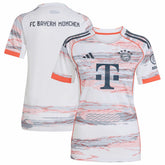 Bayern Munich Women's 2025/26 Away Replica Jersey White - Adidas
