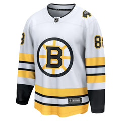 David Pastrnak Boston Bruins Fanatics Away Breakaway Player Jersey - White | US 202461864