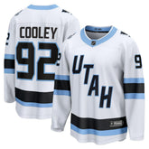 Logan Cooley Utah Mammoth Fanatics Away Breakaway Player Jersey - White | US 202461933