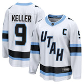 Clayton Keller Utah Mammoth Fanatics Away Breakaway Player Jersey - White | US 202461935