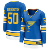 Jordan Binnington St. Louis Blues Fanatics Women's Home Breakaway Player Jersey - Blue | US 202462118