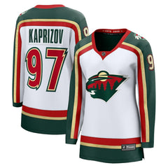 Kirill Kaprizov Minnesota Wild Fanatics Women's 25th Anniversary Breakaway Player Jersey - White | US 202462195