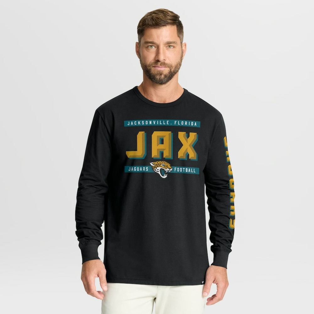 Jacksonville Jaguars Hometown Sweep Legacy Long Sleeve T-Shirt - Black T-shirts