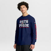 New England Patriots Hometown Sweep Legacy Long Sleeve T-Shirt - Navy T-shirts
