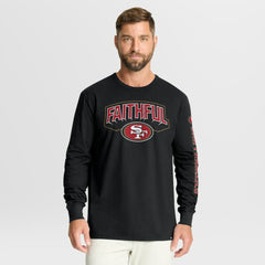 San Francisco 49ers Hometown Sweep Legacy Long Sleeve T-Shirt - Black T-shirts