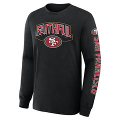 San Francisco 49ers Hometown Sweep Legacy Long Sleeve T-Shirt - Black T-shirts