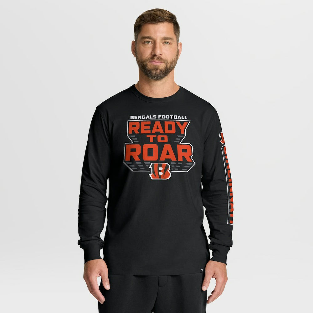 Cincinnati Bengals Hometown Sweep Legacy Long Sleeve T-Shirt - Black T-shirts