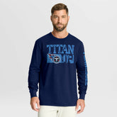 Tennessee Titans Hometown Sweep Legacy Long Sleeve T-Shirt - Navy T-shirts
