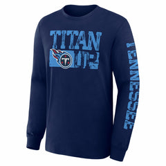 Tennessee Titans Hometown Sweep Legacy Long Sleeve T-Shirt - Navy T-shirts