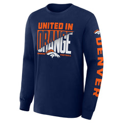 Denver Broncos Hometown Sweep Legacy Long Sleeve T-Shirt - Navy T-shirts
