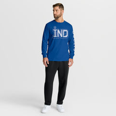 Indianapolis Colts Hometown Sweep Legacy Long Sleeve T-Shirt - Royal T-shirts