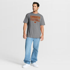 Washington Commanders First Down Tribute Tri-Blend T-Shirt - Heather Gray T-shirts