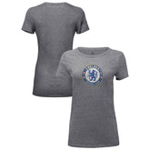 Chelsea 1863FC Women's Color Badge Tri-Blend T-Shirt Heather Gray