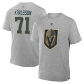 William Karlsson Vegas Golden Knights Fanatics Authentic Stack Name & Number T-Shirt - Heather Gray | US 202466750
