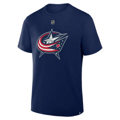 Adam Fantilli Columbus Blue Jackets Fanatics Authentic Stack Name & Number T-Shirt - Navy | US 202466820