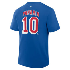 Artemi Panarin New York Rangers Fanatics Authentic Stack Name & Number T-Shirt - Blue | US 202466826