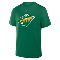 Matthew Boldy Minnesota Wild Fanatics Authentic Stack Name & Number T-Shirt - Kelly Green | US 202466909