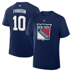 Artemi Panarin New York Rangers Fanatics Authentic Stack Name & Number T-Shirt - Navy | US 202466911