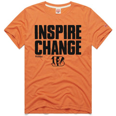 Cincinnati Bengals Homage Unisex 2024 Inspire Change Tri-Blend T-Shirt - Orange T-shirts