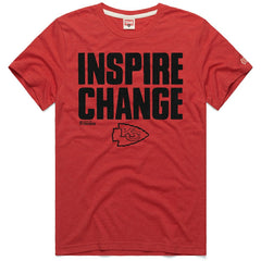 Kansas City Chiefs Homage Unisex 2024 Inspire Change Tri-Blend T-Shirt - Red T-shirts