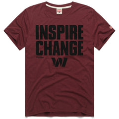 Washington Commanders Homage Unisex 2024 Inspire Change Tri-Blend T-Shirt - Burgundy T-shirts
